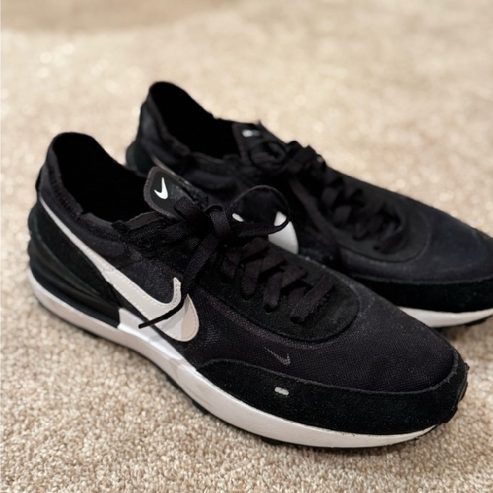 Nike Waffle One Black White shoes
